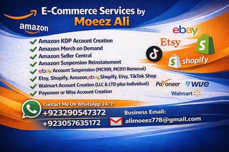Senior E-commerce Expert | Amazon, eBay, Shopify & Walmart Specialist