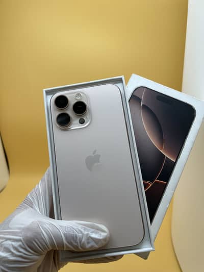 I phone 16 pro Max 256 GB JV 93% Battery Health with Box 10 by 10