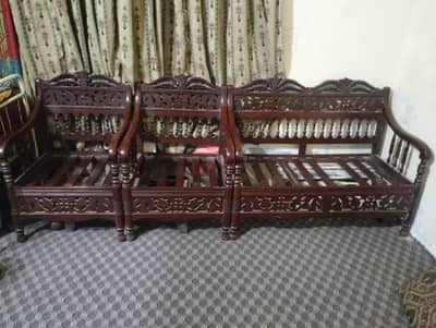 woden sofa set