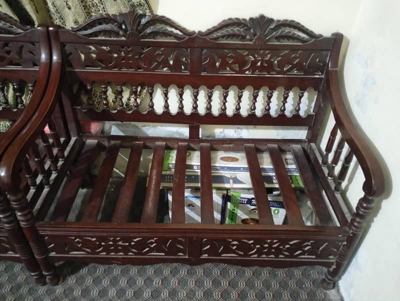 woden sofa set 2