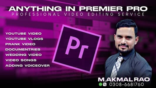 I am a video editor with over 8 years of experience