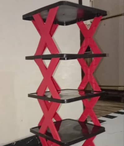 4 Tier Shoes Rack Lightweight & Easy Assembly