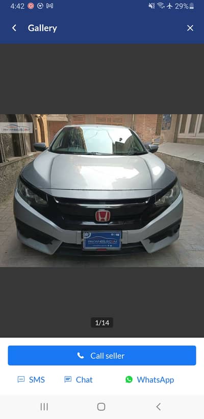 Honda Civic VTi Oriel Prosmatec 2017