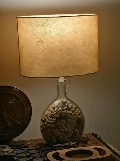 Made in USA  preimium high end glass table lamp mini sea shells