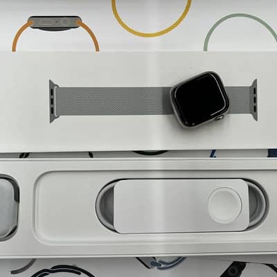 Apple Watch Series 7 Stainless Steel 41mm with Milanese Loop