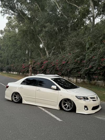 Modified toyota corolla xli converted to altis