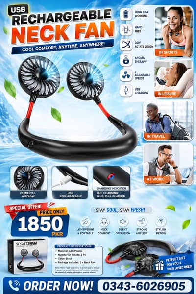 Neck fan