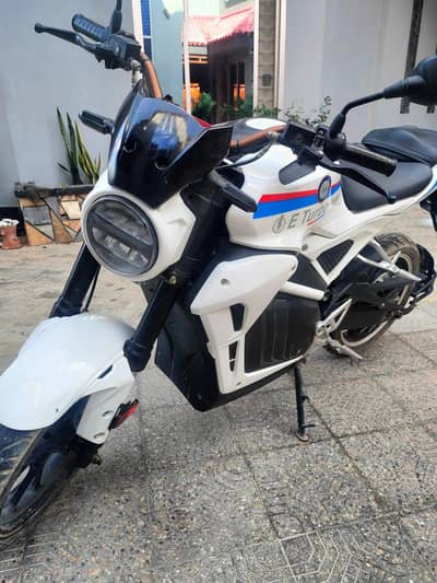 E Turbo ET-3000 Electric Sports Bike | Karachi Registered