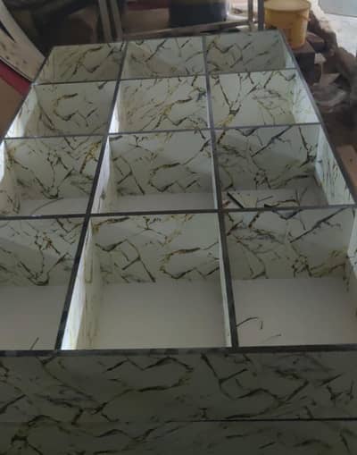2 shelf box racks
