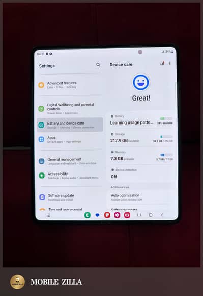 Samsung Z Fold 4 Dual Physical PTA Approved MOBILE ZILLA