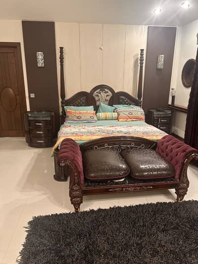High Quality Wood Bed Set