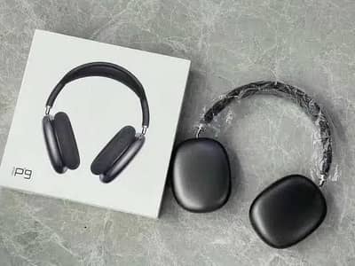 Wireless 5.0 Black Sport Headphones with Noise Cancellation