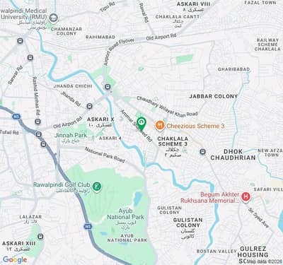 2nd Floor,3 Bed Apartment For Sale In Askari II Chaklala,Rawalpindi.