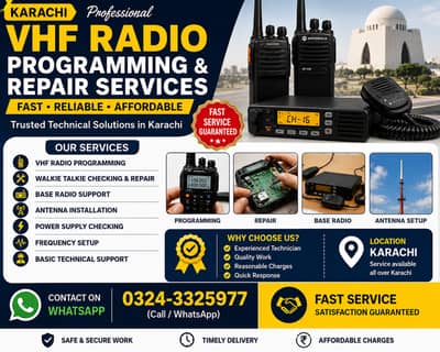 VHF Walkie Talkie Repair Services