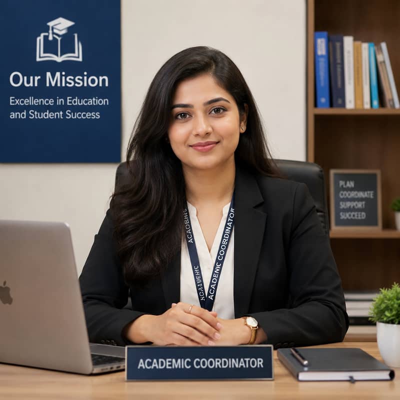 Male/Female Academic Coordinator Required 0