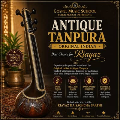 Antique Tanpura Original Indian | Best for Riyaz | Premium Quality