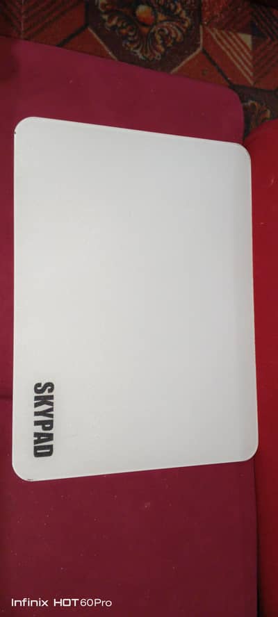 SkyPAD Glass Gaming Mousepad (White) - Ultra Smooth & Durable