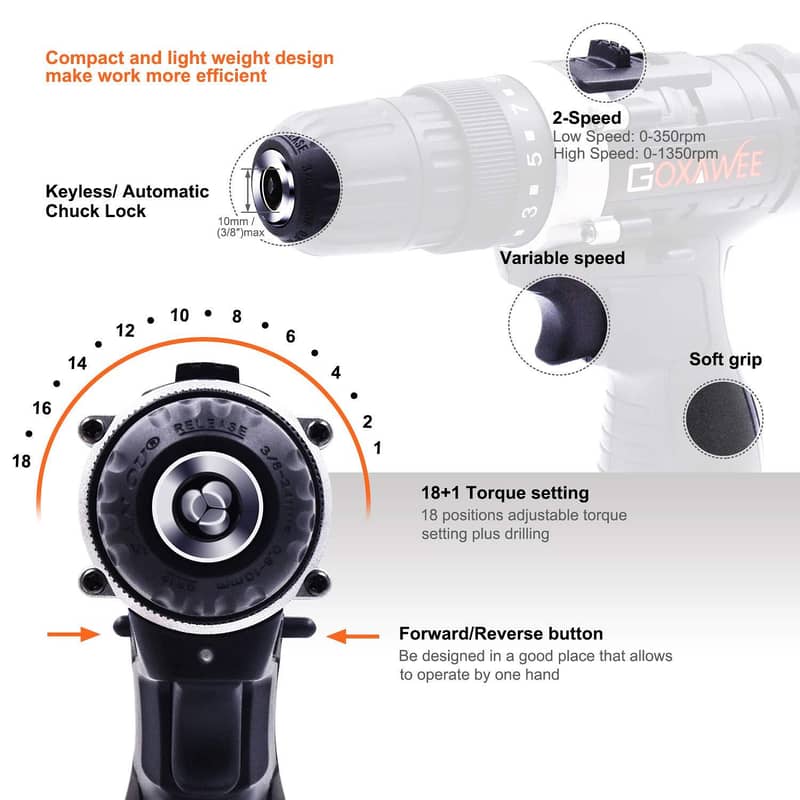 imported wireless Drill machine 6