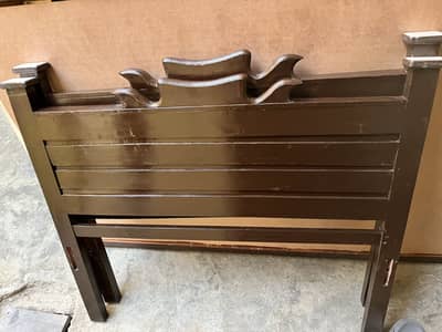 Wood Bed New Hai No Use