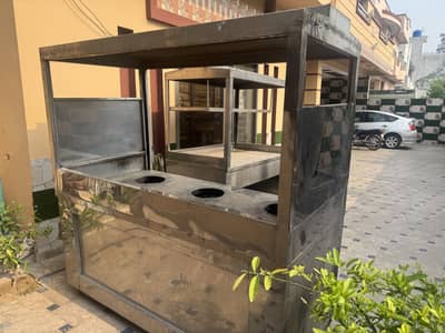 Display Counter with burner