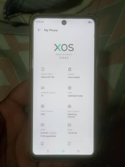 INFINIX HOT 40i (8/8/128) GB EXCHANGE POSSIBLE