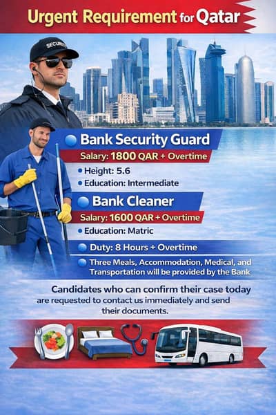 work permit available for Qatar