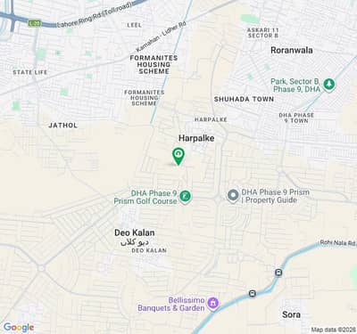 1 Kanal Plot Near Main road Block C in DHA lahore Phase 9 Prism