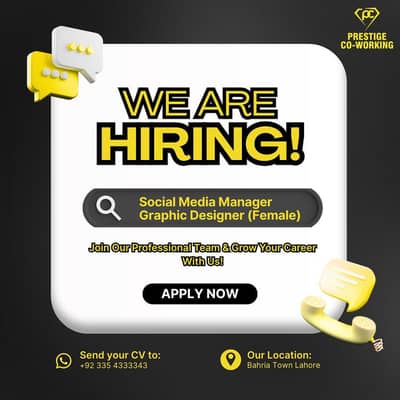 Social Media Executive – Full Time – Bahria Town Lahore
