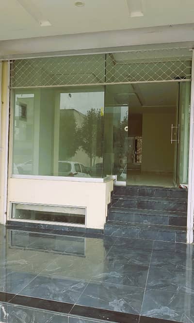 Ground Floor Commercial Shop Available For Rent In Sector E, Bahria Town Lahore.