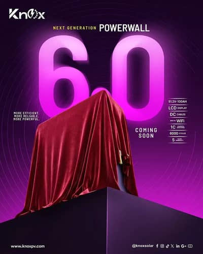 Knox Lithium ion Powerwall 6.0 Battery