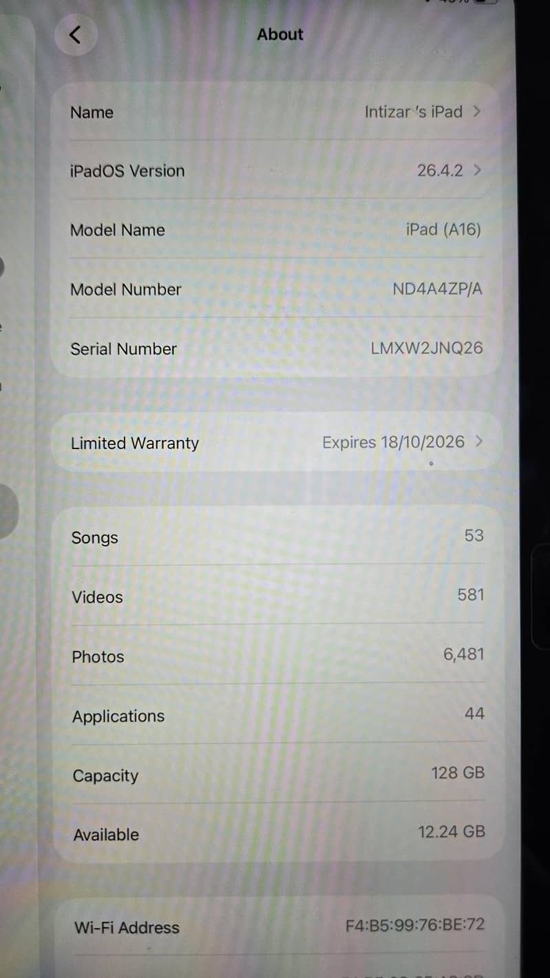 ipad 11 128gb 5