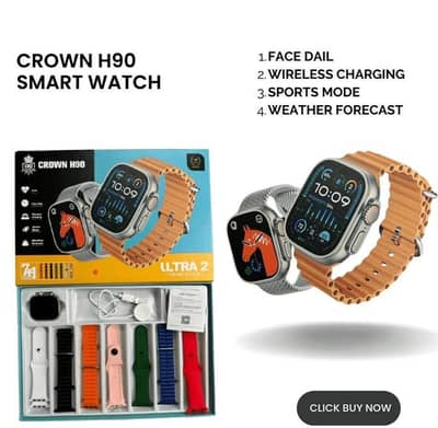 (CASH ON DILEVRE) SMART WATCH CROWN H90