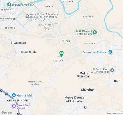 1 Kanal Plot for Sale DHA Phase 5 Islamabad