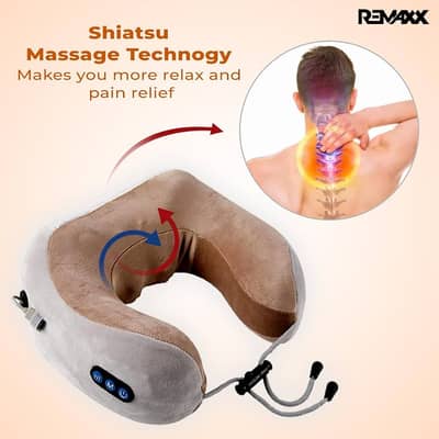 Rechargeable U-Shaped Massage Pillow