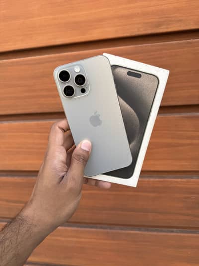 iPhone 15 pro max factory unlock 256gb 03069015317