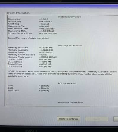 Core i5 7 th generation with lcd