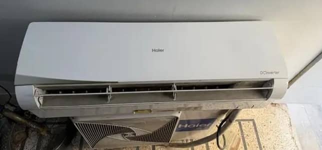 Haier 1.5 ton inverter ac heat and cool totally genuine