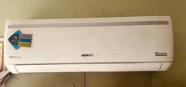 Homage 1 ton Dc inverter heat and cool totally genuine