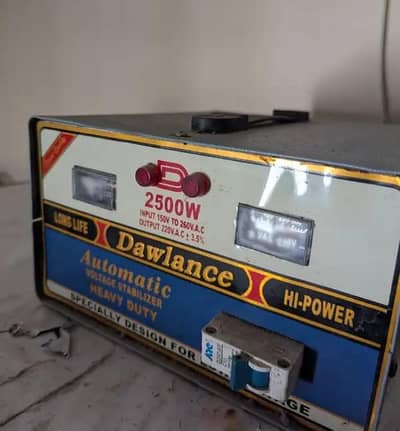 Dawlance stabilizer 2500 watts