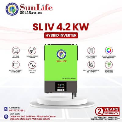 Sunlife 4.2 KW PV (5500)