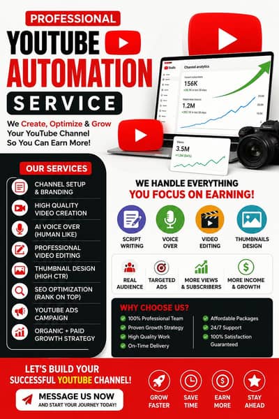 Grow Your Business with Video Ads & YouTube Automation