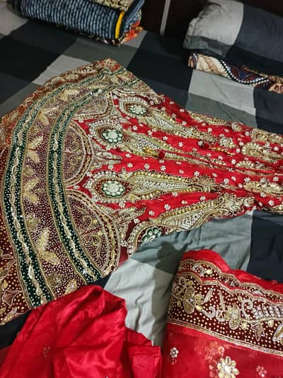 Indian Bridal Lehenga for Sale in excellent condition