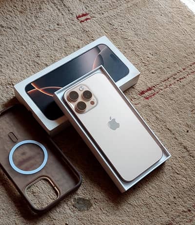 iPhone 16 Pro Max desert titanium
