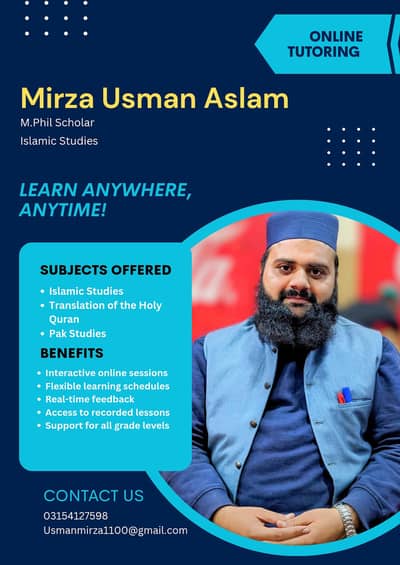 I am a teacher of Islamic studies and Quran studies.