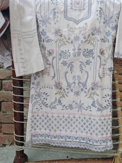 printed and embroidered lawn dresses