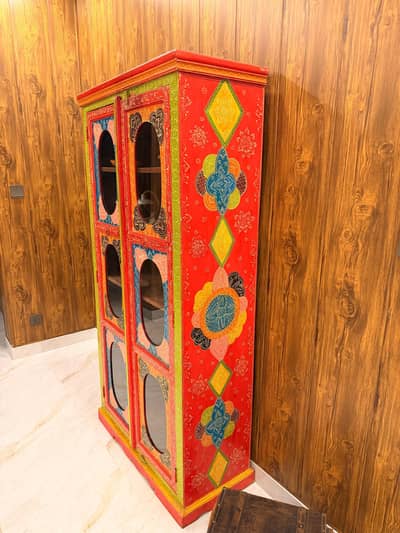 Indian rajhistani wooden cupboard bought from dubai