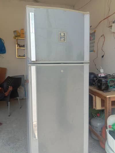 full large refrigerator full OK double door
