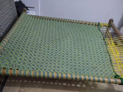 Ful size wooden charpai