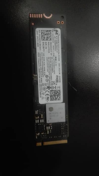 512 GB Western Digital (WD) and MICRON NVMe SSDs for sale