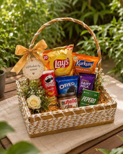 Cute Customized Gift Basket for Her 